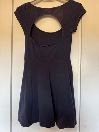 Vestido negro espalda descubierta talla S
