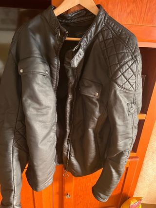 Cazadora chaqueta Belstaff marrón con protecciones