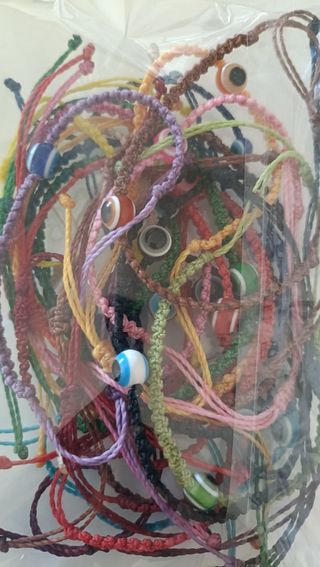 Pulseras Artesanales con Ojo Turco