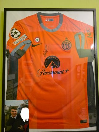 Maglia Inter Javier Zanetti autografata
