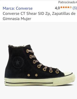 Zapatillas Converse Chuck Taylor Piel Negra