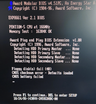 Processor Intel Pentium 166