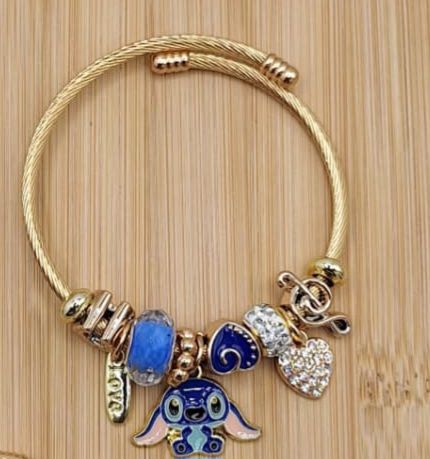 Pulsera Estilo Pandora con Stitch
