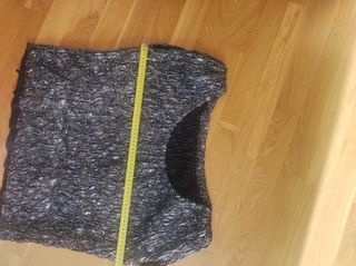 Top fiesta metalizado negro y plata