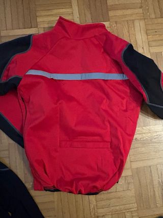 Conjunto Ciclismo Invierno Rojo y Negro