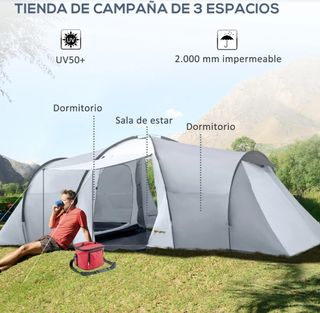 Tienda de Campaña Familiar 4-6 Personas