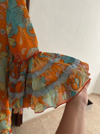 Vestido Gitana multicolor estampado