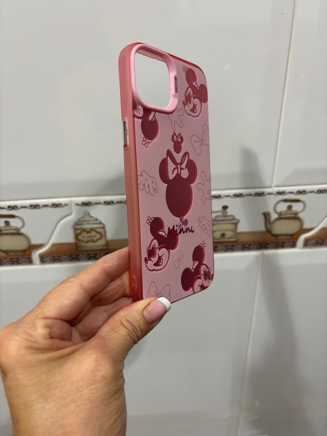 Funda iPhone 15 Plus Minni Rosa