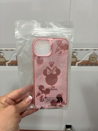 Funda iPhone 15 Plus Minni Rosa