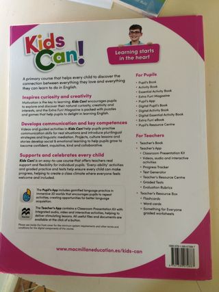 Vendo libro de ingles 5° KIDS CAN!Pupil's book