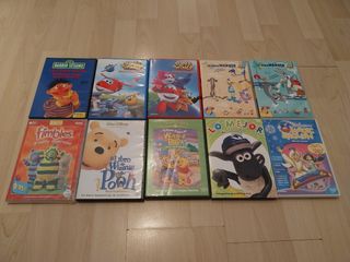 Pack 10 DVD Dibujos Infantiles