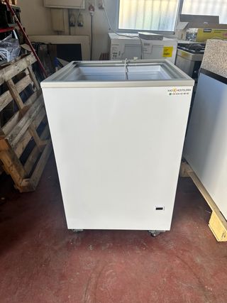Congelador Horizontal Puertas Cristal Deslizantes