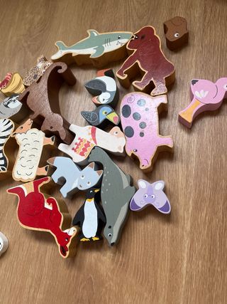 Juguetes de Madera Animales  estilo Montessori