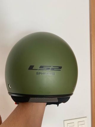 Casco Moto LS2 Talla M Verde