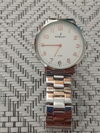 Reloj Nowley Hombre Oro y Plata