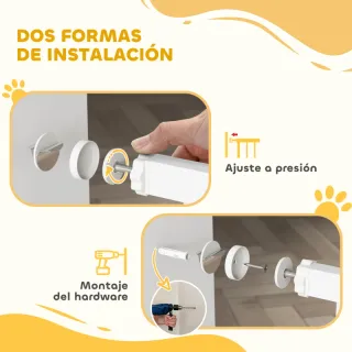 Barrera de Seguridad Ajustable 76-104 cm