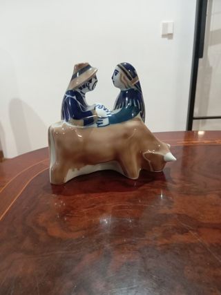 Cerámica Sargadelos Paisanos con Vaca