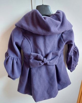 Cappottino viola bambina