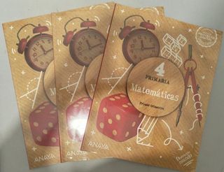 3 Libros Matemáticas 4o Primaria ANAYA