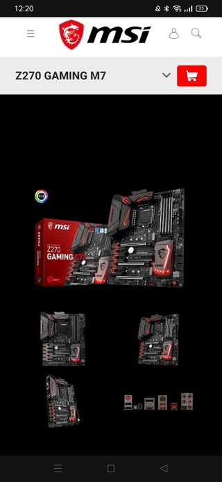 PACK CPU i5 7600K + MSI Z270 GAMING M7 