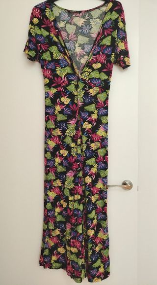 Mono largo estampado floral Stradivarius