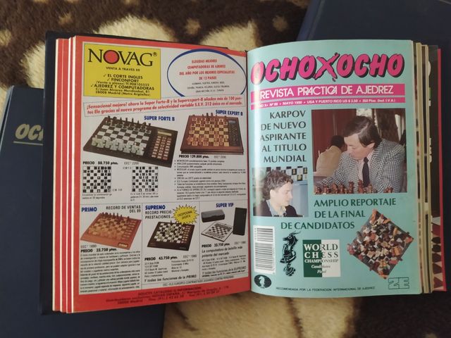 Revistas Ajedrez Ocho x Ocho