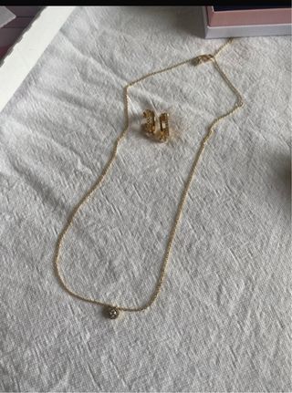 Conjunto Pandora Bañado en Oro 14k