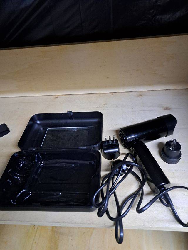 Asciugacapelli da viaggio nero