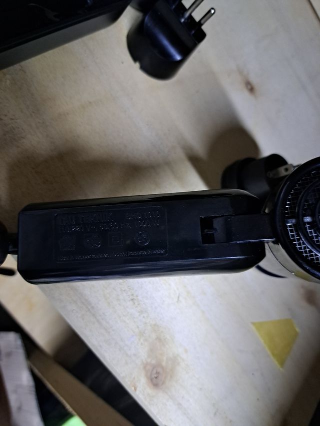 Asciugacapelli da viaggio nero