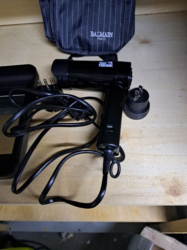 Asciugacapelli da viaggio nero