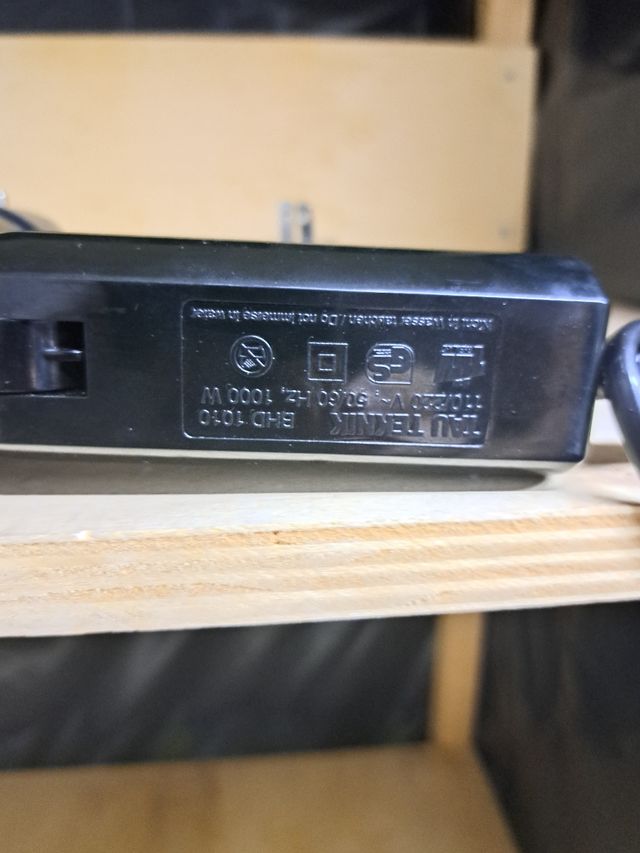 Asciugacapelli da viaggio nero