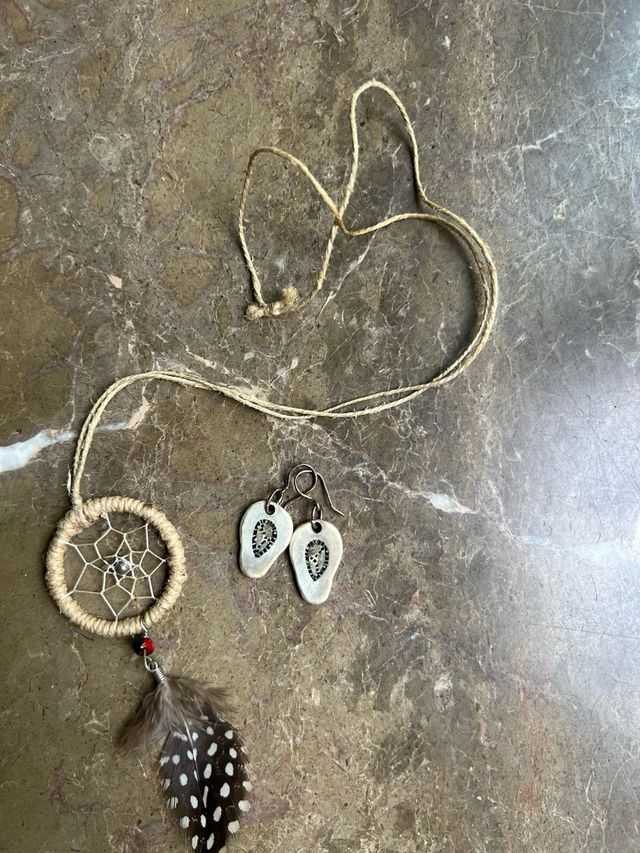 Set etnico collana e orecchini