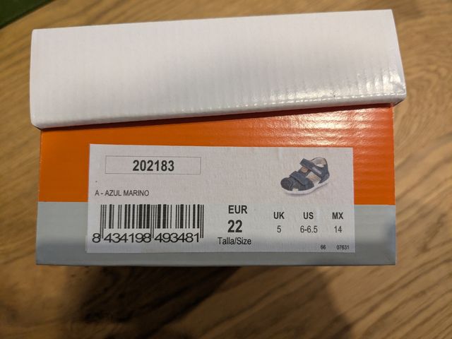 Sandalias Biomecanics Azul