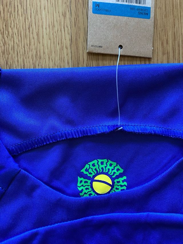 Camiseta Nike Brasil x Stussy Azul