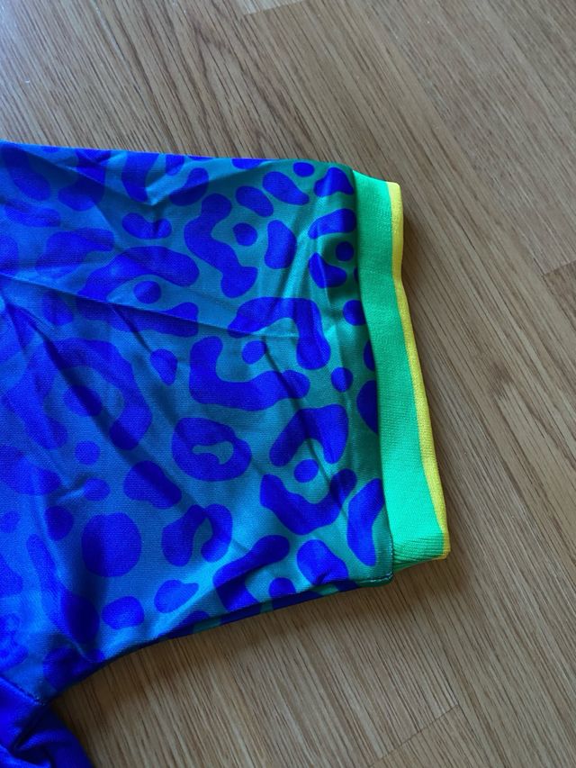 Camiseta Nike Brasil x Stussy Azul