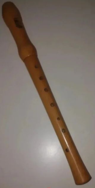Flauta dulce de madera