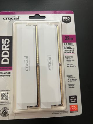 Crucial DDR5 32GB 6000MT/s UDIMM Kit