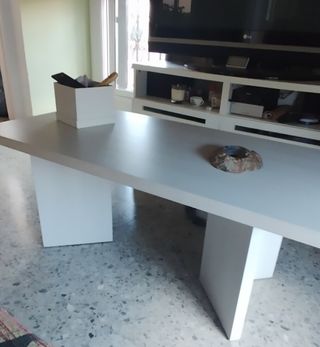 Mesa de centro moderna blanca