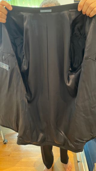 Traje Caramelo Talla 54 Negro
