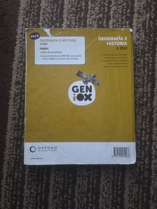 Geografía e Historia 3º ESO. Libro del estudian...