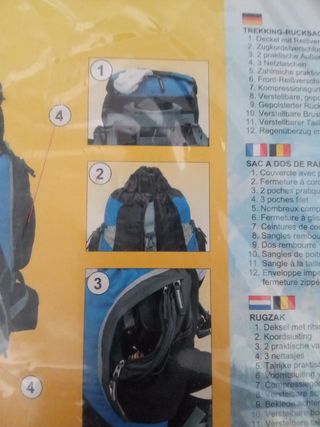 Mochila de Montaña  XL Impermeable