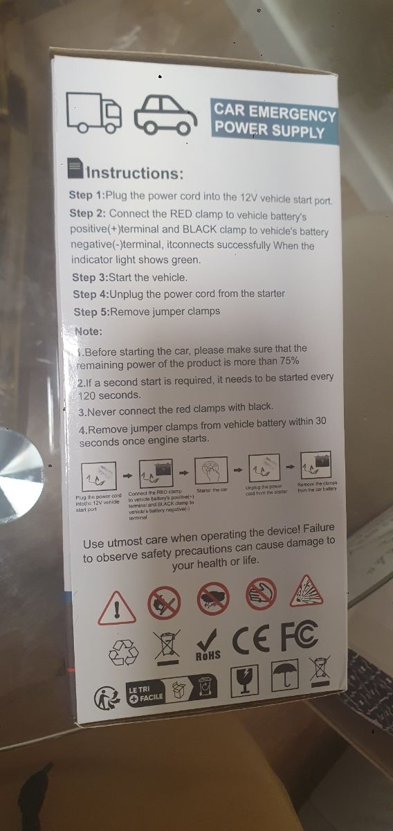 Arrancador de Coche 12V