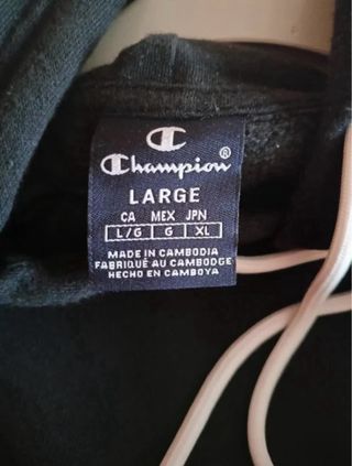 Sudadera Champion Negra