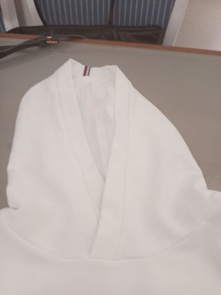 Sudadera Tommy Hilfiger Blanca para niña