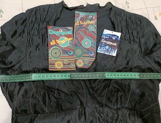 Vestido Desigual Talla 40 Negro Estampado Floral