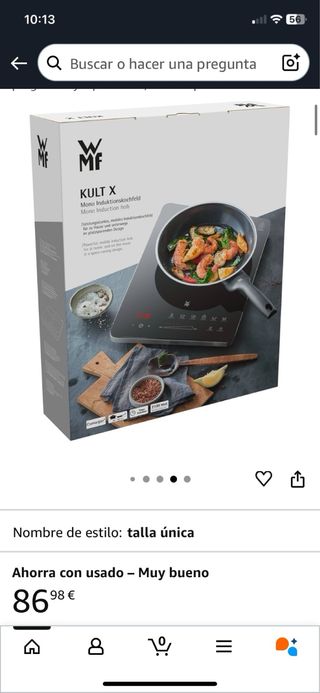 Placa Inducción Portátil WMF Kult X