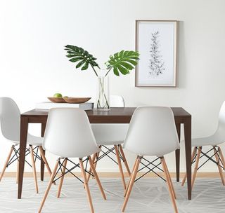 Sedie da pranzo nordiche bianche sedie moderne