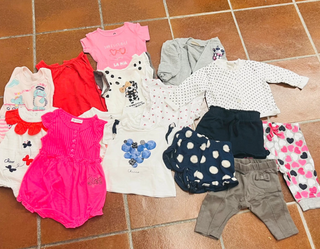 Lotto vestiti bimba 3 mesi