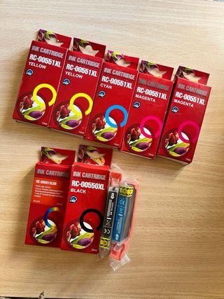 Cartuchos de tinta tipo RC 00551XL para impresora