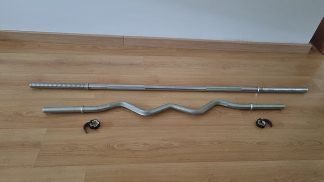 Barra de pesas y barra Z